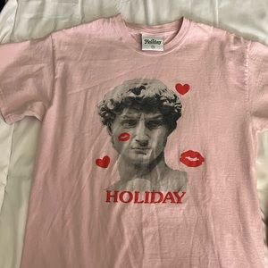 Pink Holiday Tshirt